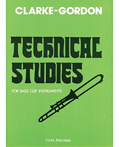 Carl Fischer Clarke-Gordon Technical Studies for Bass Clef Instruments