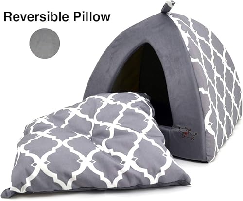 Miniatura 3 de Best Pet Supplies - Tienda de campaña para mascotas con cama suave para perros y gatos