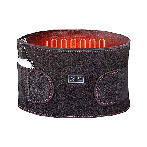 ZFF Respirable Soporte Lumbar Cinturón,Lejos Infrarrojo Lumbar Cinturón para Hombres...