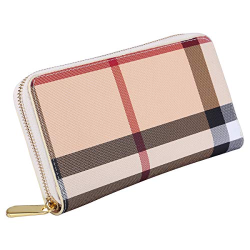 Preisvergleich Produktbild Damen Geldbörse Kreditkartenhalter Geldbeutel Kreditkartenetui Kreditkartentaschen (Beige)