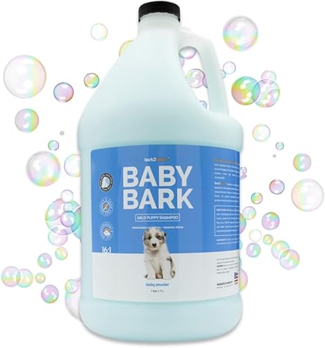 Miniatura 1 de Bark2Basics Baby Bark - Champú para cachorros para perros, galones  Ingredientes derivados naturalmente, formulado para cachorros, grado de aseo