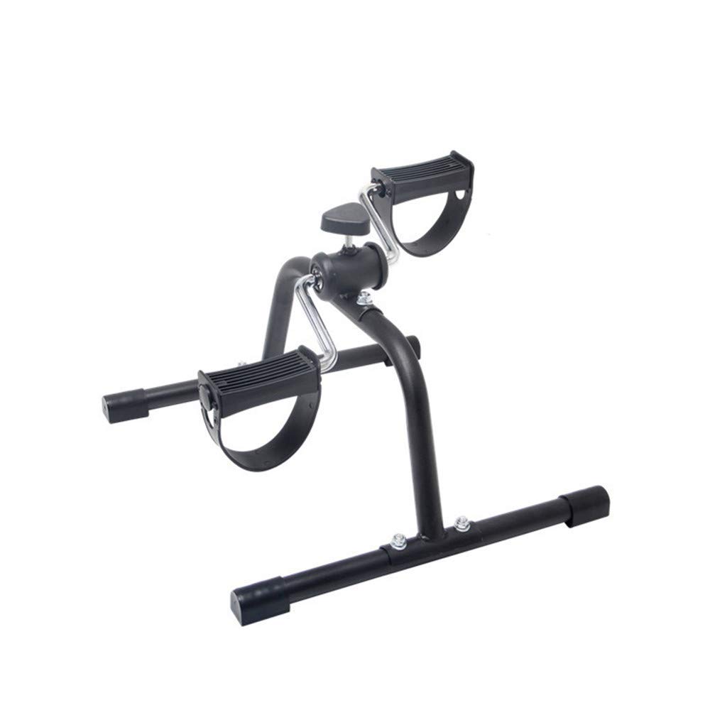 Mini Bicicleta estática - Bicicleta de Escritorio portátil - Máquina de Venta Ambulante de Ejercicios para Manos, Brazos y piernas - Equipo de rehabilitación de Fitness Ajustable de bajo Impacto para