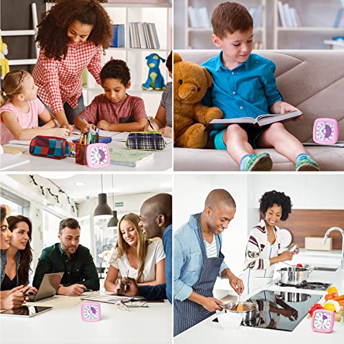 Secura 60-Minute Visual Timer, Silent Study Timer For Kids And Adults, Time Clocks, Time Management Countdown Timer For Teaching Pink #TOP6