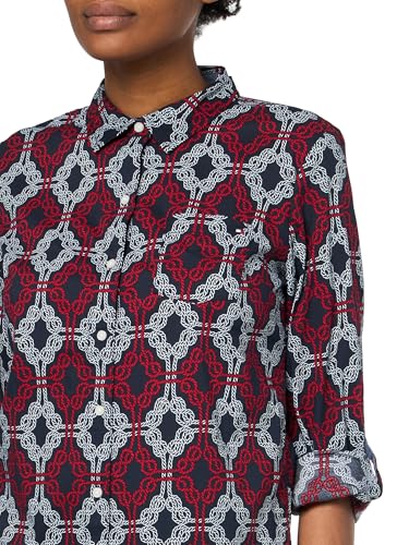 Image of Tommy Hilfiger Women's Plaid Lurex Button Up Shirt