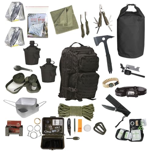 72h Fluchtrucksack Prepper Rucksack Krisenvorsorge Not Überlebensrucksack #17647