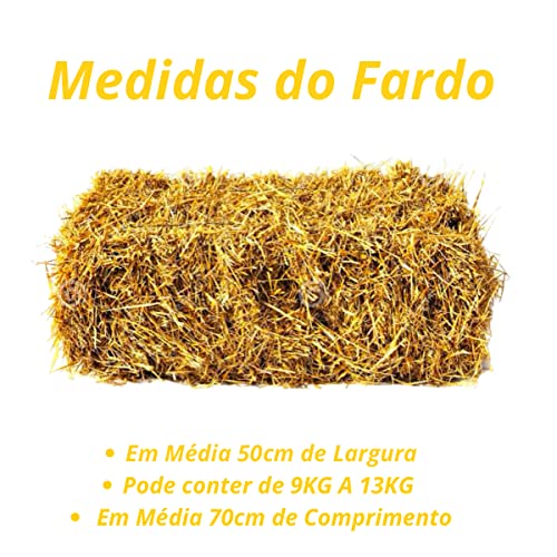 Fardo De Feno Para Decoração De Festas Eventos e Alimentação Animal