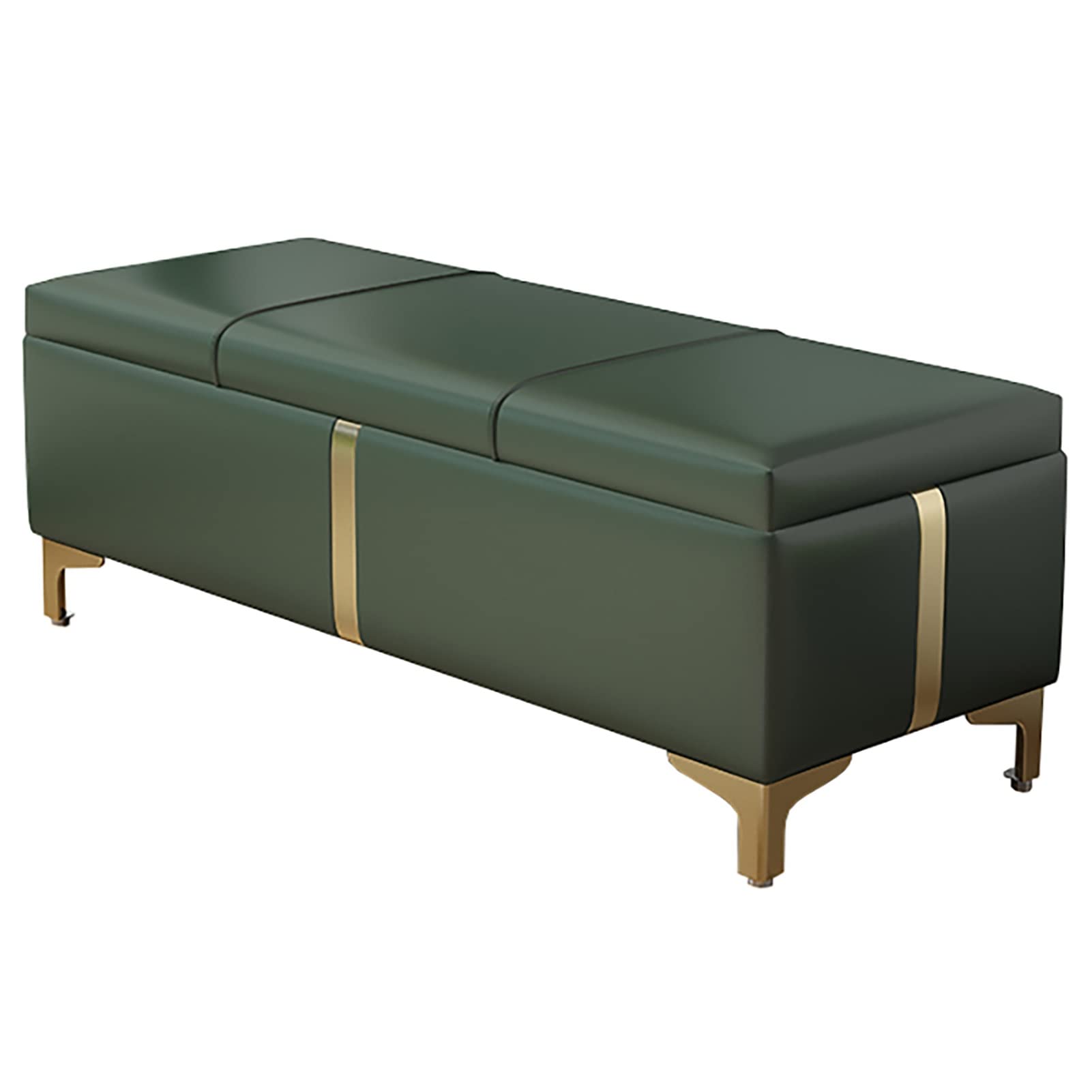 Tabouret de rangement rectangulaire pour optimiser les petits espaces encombrés