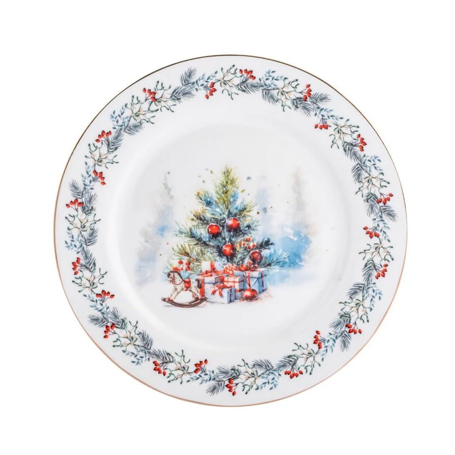 Altom Design Porzellan Teller Dessertteller Weihnachtsteller...