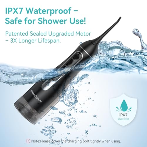 Water Dental Flossers for Teeth 300ML Cordless Portable Electric Water Flosser 4 Modes Ora - image 8