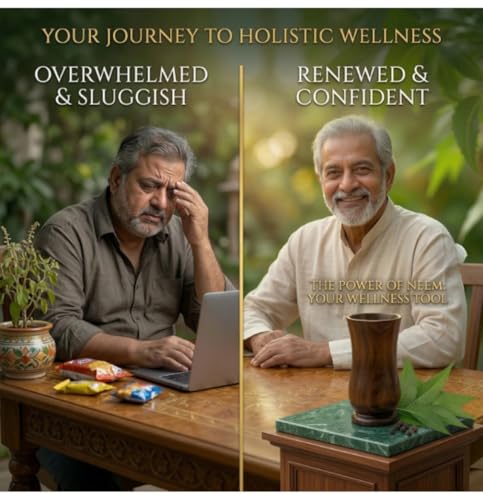 Image of NIXRA Vijaysar Wood Glass for Diabetes Control - Natural Pterocarpus Marsupium Wooden Tumbler for Sugar Balance | Ayurvedic Vijaysar Ki Lakdi Ka Glass for Drinking Overnight Soaked Water 90 ml (2)