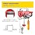 200-800KG Electric Hoist Crane New Portable Lifter Overhead Garage Winch with Wired Remote Control and Limit Switch for Cars, Home Improvement, Cargo Handling(400Kg 880Lbs)