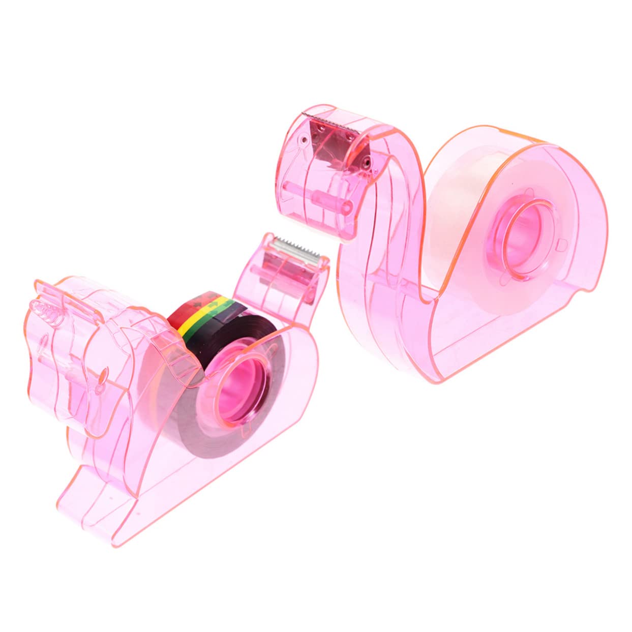 NUOBESTY 4sätze Cartoon Klebebandabroller Tragbarer Klebeband Cutter Für Bürobedarf Elegantes Design Für Schüler Und Büroangestellte Und Funktional