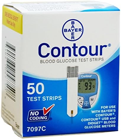 CONTOUR B/G TEST STRIPS 50