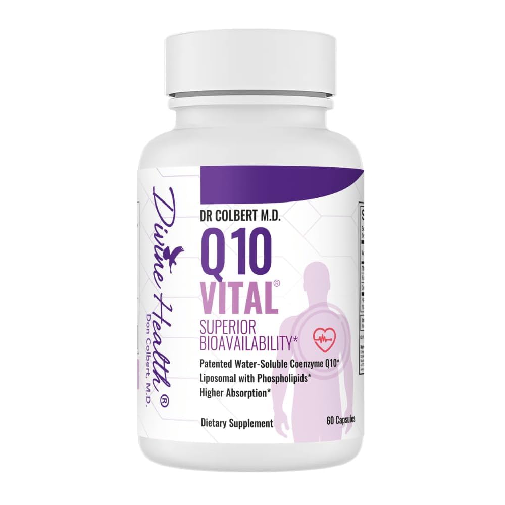 Amazon.com: Divine Health Dr. Colbert MD Q10 Vital 100mg