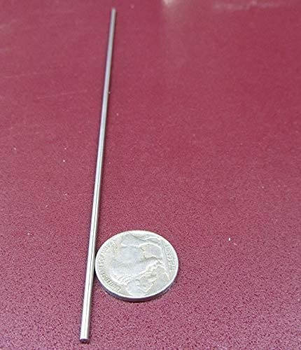 316 Stainless Steel Hardened Shaft 2mm Diameter x 200mm Long 2 pcs