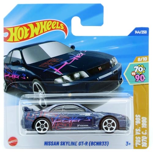 Hot Wheels Nissan Skyline GT-R (BCNR33) Metalflake Blue 1:64