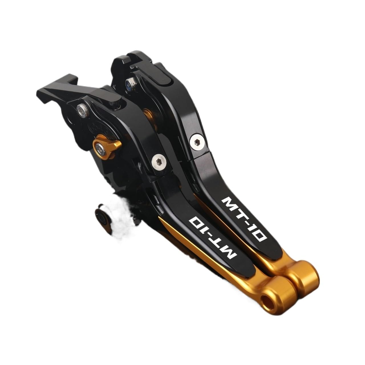 Xgdsetsrg 2016-2020 Goldb For Ya&Maha Mt-10 Fz10 Mt10 2016-2020 Motorcycle Brake Lever Clutch Set Adjustable Folding Handle Guard Levers
