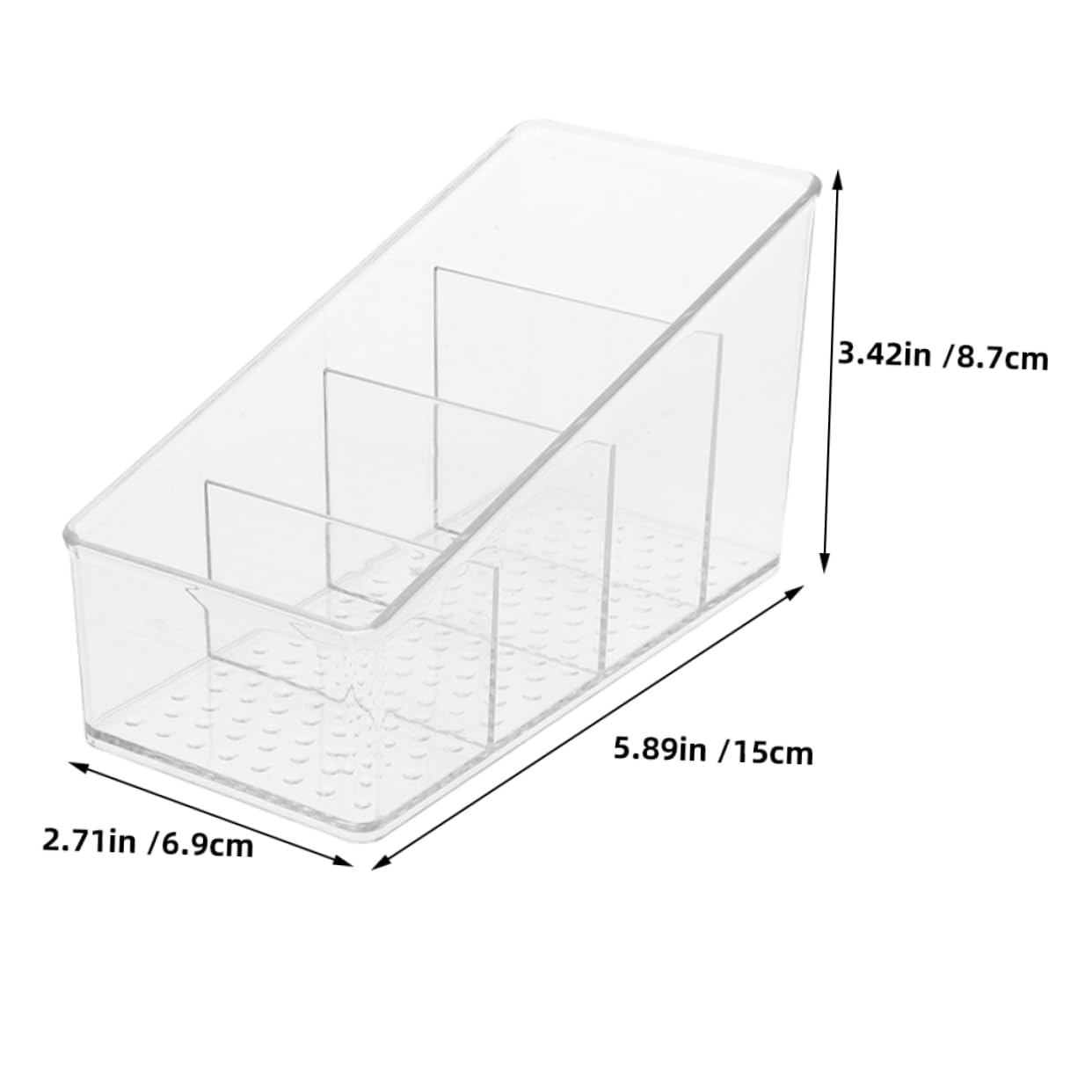 Hemobllo 2-piece Tea Bag Storage Box Compact Station Organizer Tea Bag Sugar Packet Holder Reusable Countertop