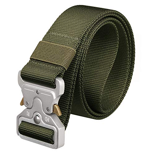 YFNT Cinturon Tactico Hombre Militar, Cinturon Militar Molle, Cinturón de Nylon Riger Web, Cinturón de Tela con Hebilla de Liberación Rrápida para Hombre Mujer Cover