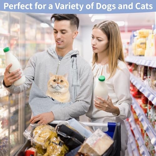 image for CONLI Small Dog Carrier Sling with Adjustable Strap & Dual Safety - Fe