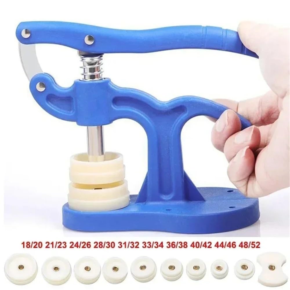 Uhrmacher-Gehäuseboden-Presswerkzeug-Set – rutschfeste Nylon-Einpressbacken, Gehäuseverschluss-Reparaturset (025520pack)