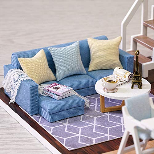 Huangjiahao DIY Puppenhaus 3D Puzzles handgefertigte Miniatur Puppenhaus Beste Geburtstag Frauen und Mädchen für… – Bild 4