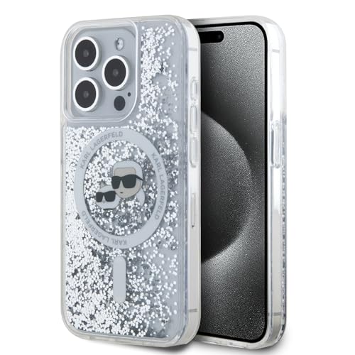 CG Mobile Coque Karl Lagerfeld Glitter K&c pour iPhone 15 Pro