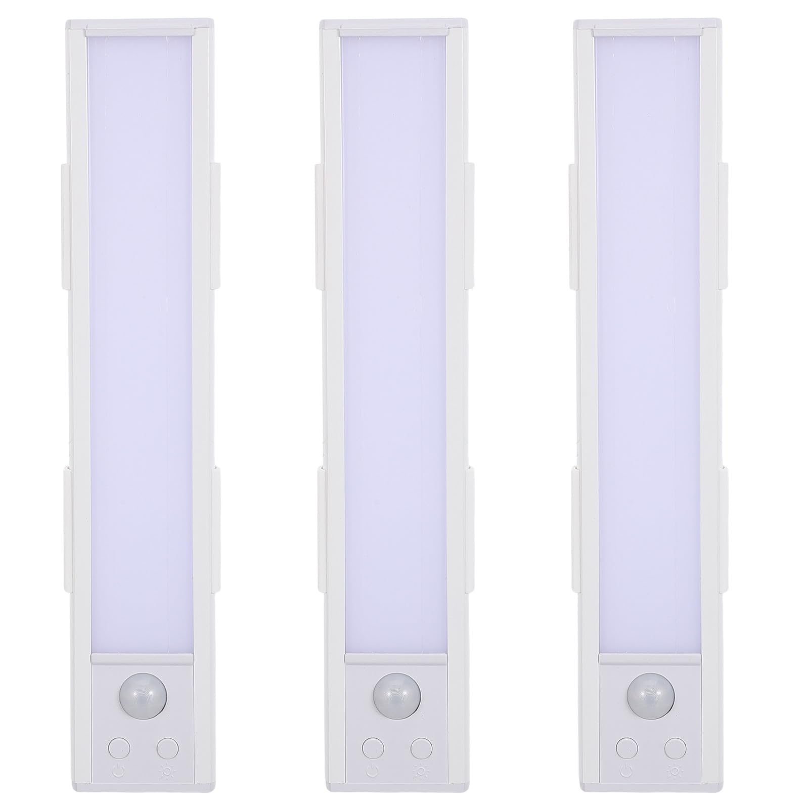 Cabilock 3er-pack Schrankleuchten mit Bewegungsmelder – Kabellose Unterbaubeleuchtung mit 3 Farbtemperaturen Und Dimmfunktion – Wiederaufladbare Led-lichtleisten mit Usb-c-anschluss für Küche,