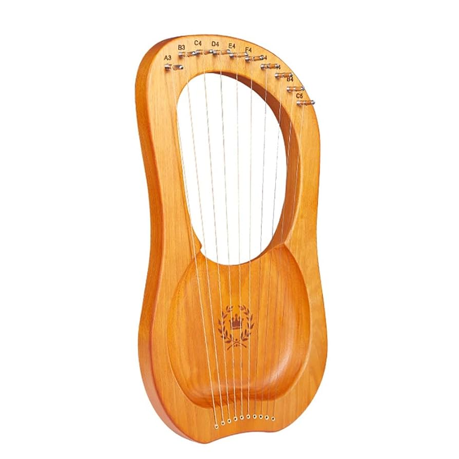 Stars Lyre-10 ライアーハープ スターズ 10弦 レア Amazon.com - GFAZXDS Lyre Harp 10 String, Solid Wood