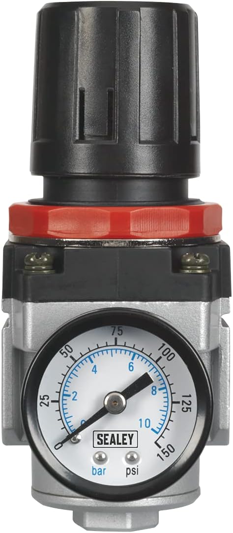 Sealey SA2001R Air Regulator, 60mm x 172mm x 61mm