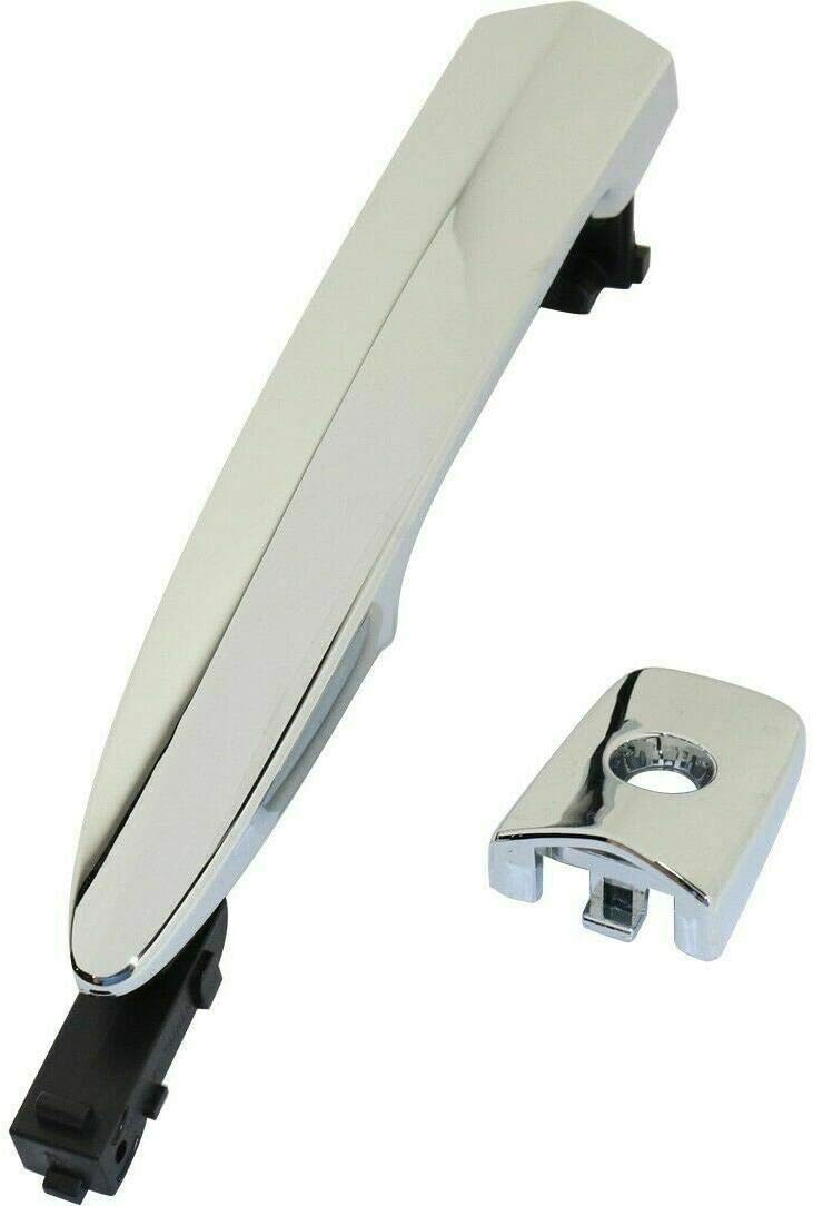 Door Handle Chrome Front Driver Side for 2013-2018 Nissan Sentra / 2009-2014 Maxima Murano / 2011-2017 Leaf Direct Replacement 806401AA0A