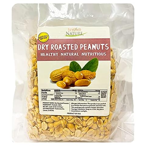 Beyond Nature Dry Roasted Peanuts, 2 LB Cover