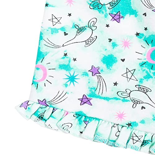 Image of Disney Princess Girls' 2-Piece Tee and Shorts Set for Baby & Kids | 2-Piece Playwear Set, Soft Cotton Blend, Comfortable Elastic Waistband, Durable Stitching, Easy Pull-On Style