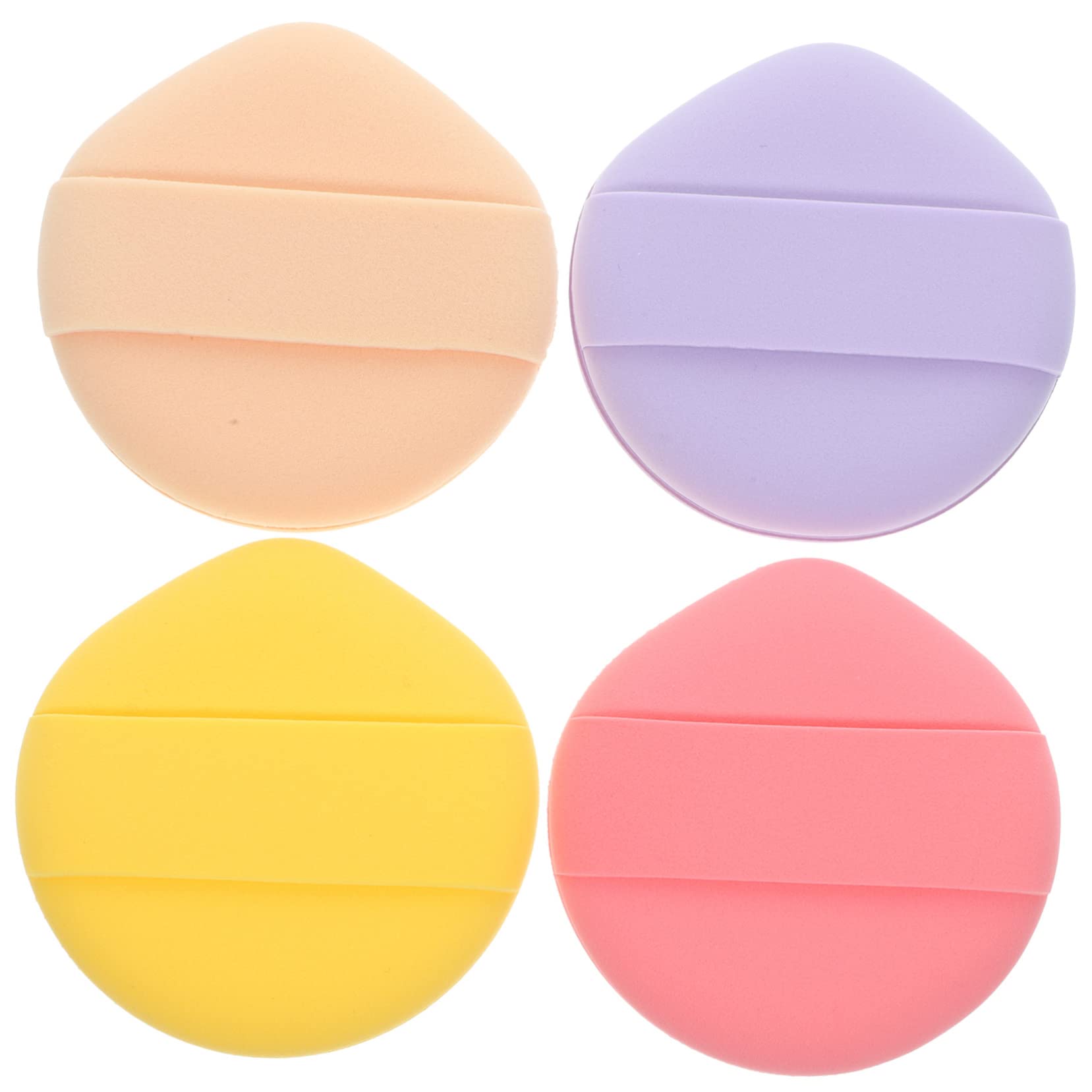 FOMIYES 12 Pz piumino da cipria spugna per spugnette per sfumare per il trucco spugnetta make up make up sponge make up applicatori per il viso spugnetta rotonda per il trucco