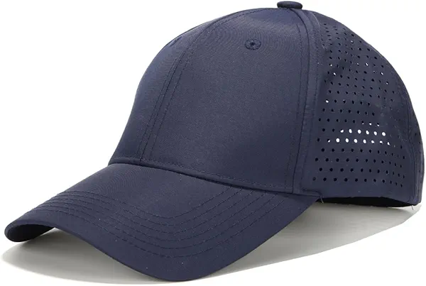 Men Women Breathable Quick Dry Baseball Cap Laser Perforated Mesh Ball Cap