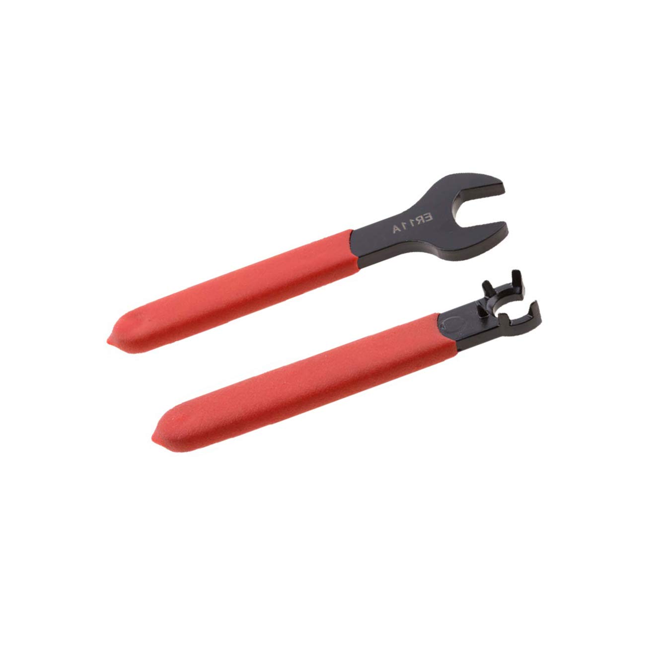 Tenlacum ER11M ER11A Wrench Spanner Collet Chuck for Lathe Clamping Nut ER11 ER Wrench with Handle(2pcs)