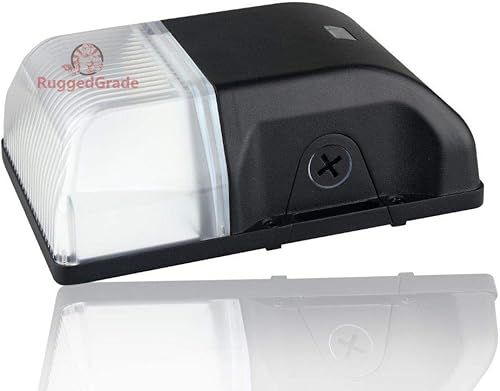 Miniatura 6 de RuggedGrade Pavo III Series - Lámpara de pared LED de 2,400 lúmenes con fotocélula del atardecer al amanecer, solo 20 vatios, blanco brillante de