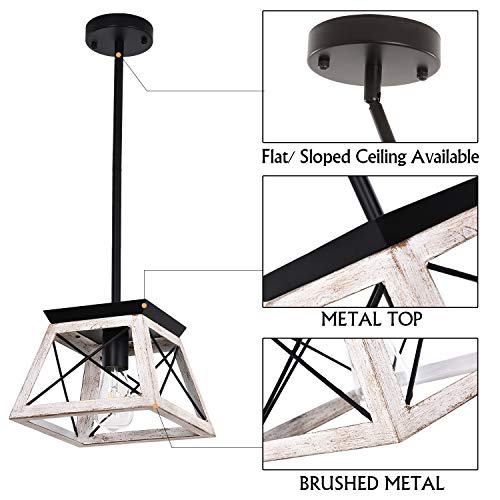 Luupyia-Farmhouse-Pendant-Light-Fixture-Height-Adjustable-Square-Small-Rustic-Chandelier-Lighting-Farmhouse-Island-Lighting-Fixtures-Hanging-for-Dining-Room-Entryway-and-Living-Room-Beige Luupyia Farmhouse Pendant Light Fixture Height Adjustable Square Small Rustic Chandelier Lighting Farmhouse Island Lighting Fixtures Hanging for Dining Room Entryway and Living Room Beige