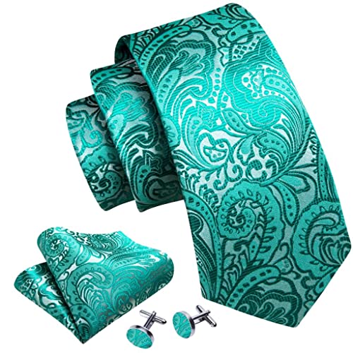 Set corbata, pañuelo y gemelos en seda patrón floral miniatura 1