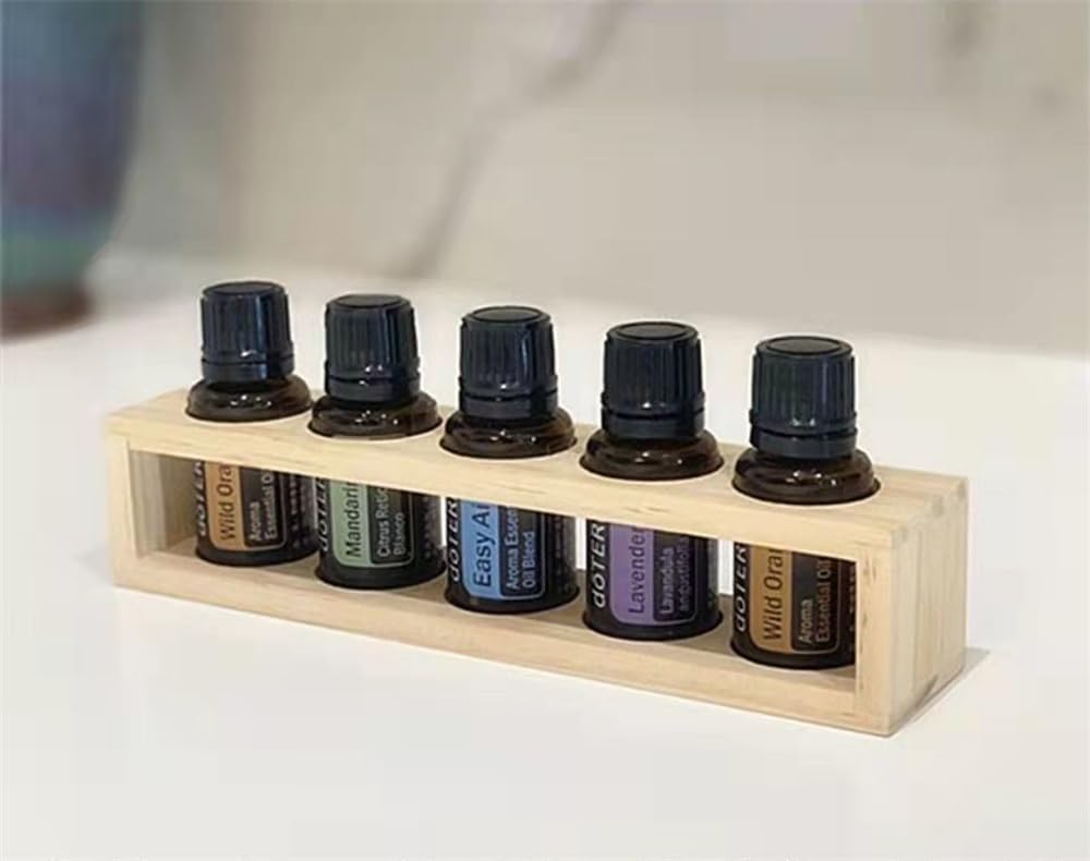 Amazon.co.jp: アロマオイルスタンド 5本用 木製