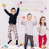 JOYIN 24 Stück 32 mm Flummies für Kinder, Flummi Mitgebsel Kindergeburtstag, Gummibälle Kleine Weihnachten Geschenke Adventskalender für Kinder, Strumpffüller