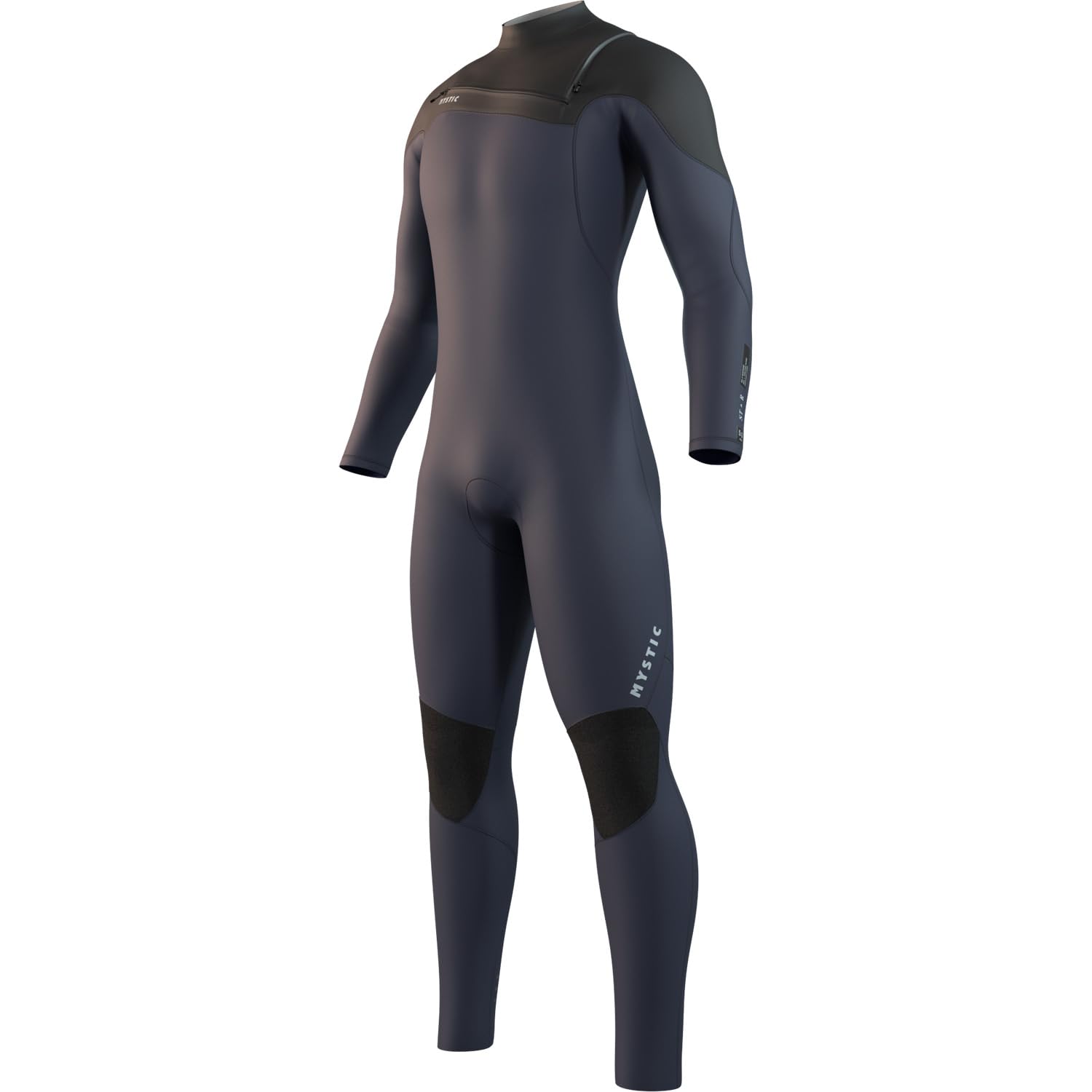 Mystic 2026 Star 35000.250015 Combinaison en néoprène pour Homme avec Fermeture éclair sur la Poitrine Bleu Marine 5/3 mm