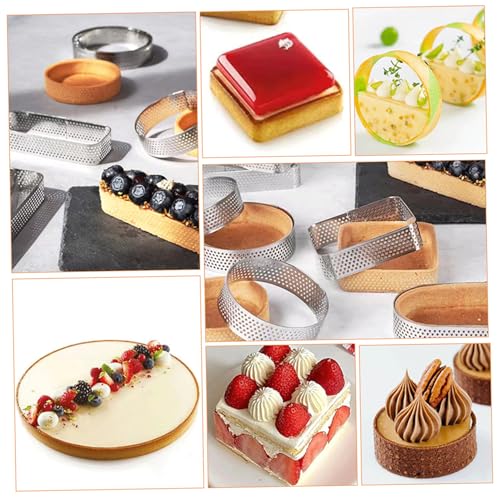 Anillos de horno de acero inoxidable de 8 pulgadas para disfrutar la repostería casera 4
