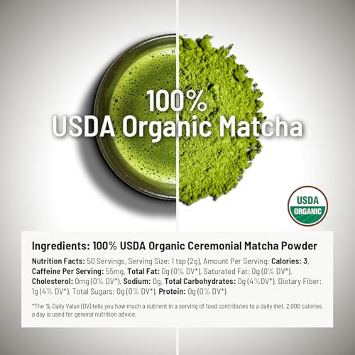 Té verde matcha ceremonial en polvo 100g miniatura 3