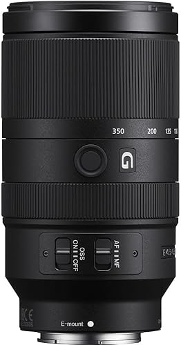 Vista 2 de Sony Lente de telefoto E 2.756-13.780 in f/4.5-6.3 G OSS APS-C con filtro UV de 2.638 in + kit de limpieza de cámara de lujo + bolígrafo para polvo