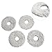 CashMuch for Microfibre Mop for Qrevo Pro for MaxV Robot Vacuum Cleaner, Washable Reusable Cleaning Pad, Soft Floor Compatible, 4/8 Pack