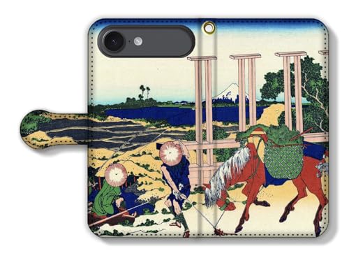 手帳型 iPhone17 Air互換 スマホケース 【世界の名画】 葛飾北斎 ☆浮世絵☆ 富嶽三十六景 富士山 山 冨嶽 アート 絵画 芸術 日本 和 和風 (武州千住)