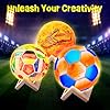 Paint Your Own Soccer Ball Lamp Kit, World Cup Soccer Gifts 3D Night Light, Art Supplies Creativity Arts and Crafts for Kids Ages 8-12, Birthday Gifts for Kids Boys Girls Ages 3 4 5 6 7 8 9 10 11 12+ #5