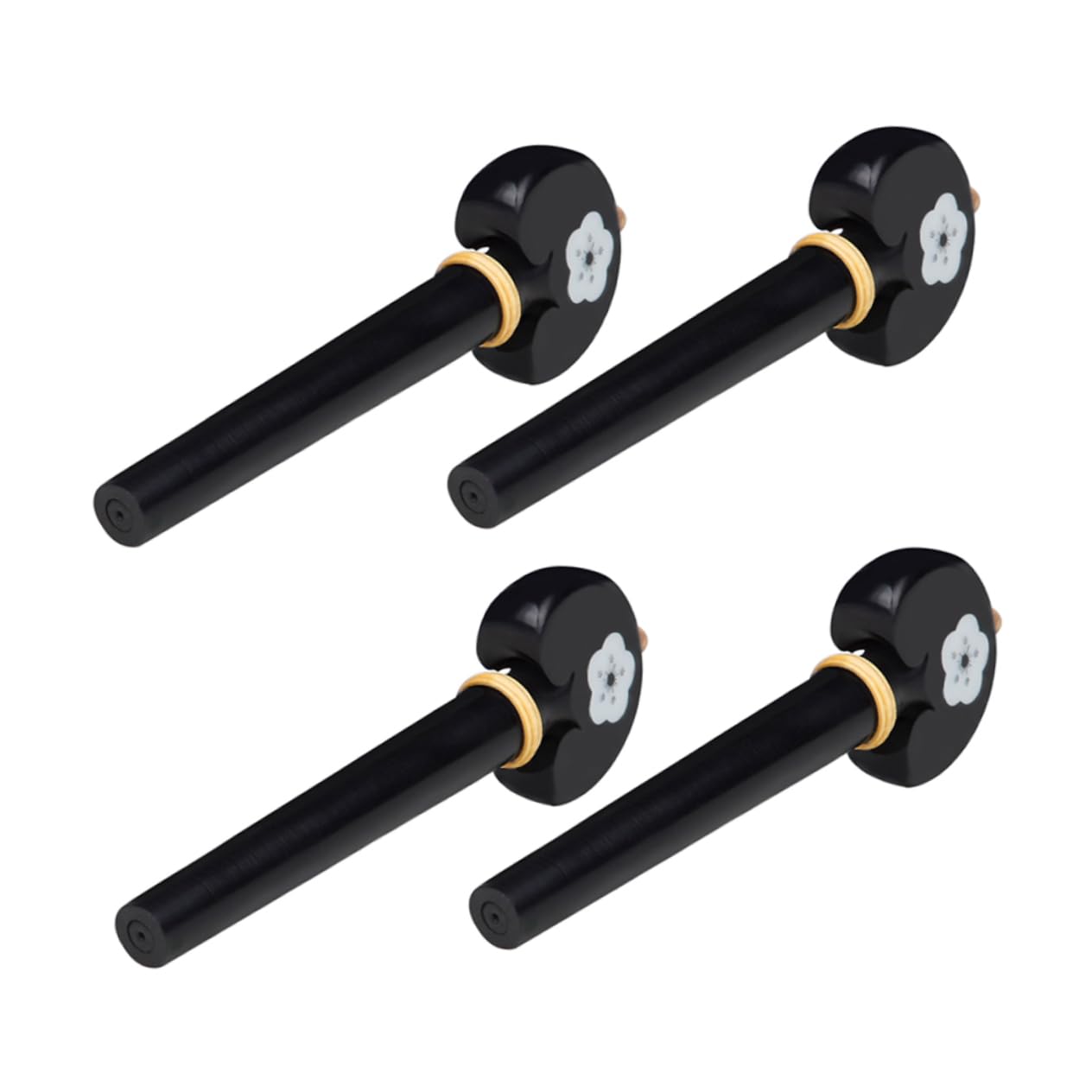 SUPVOX 4pcs Wooden Cello Tuning Pegs Replacement Parts for Violin String Instruments Durable Easy to Use