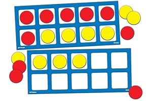 Jumbo Magnetic QuietShape Foam Ten Frames for Engaging Classroom Math Skill Building